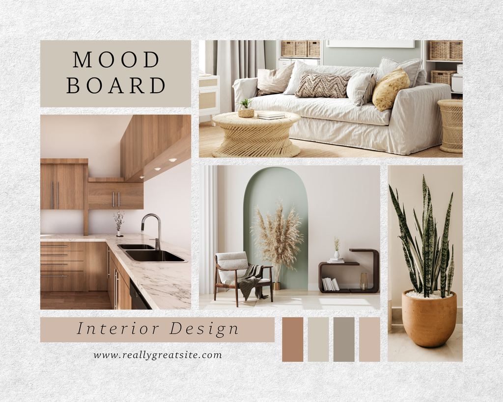 Home Décor Mood Board Template