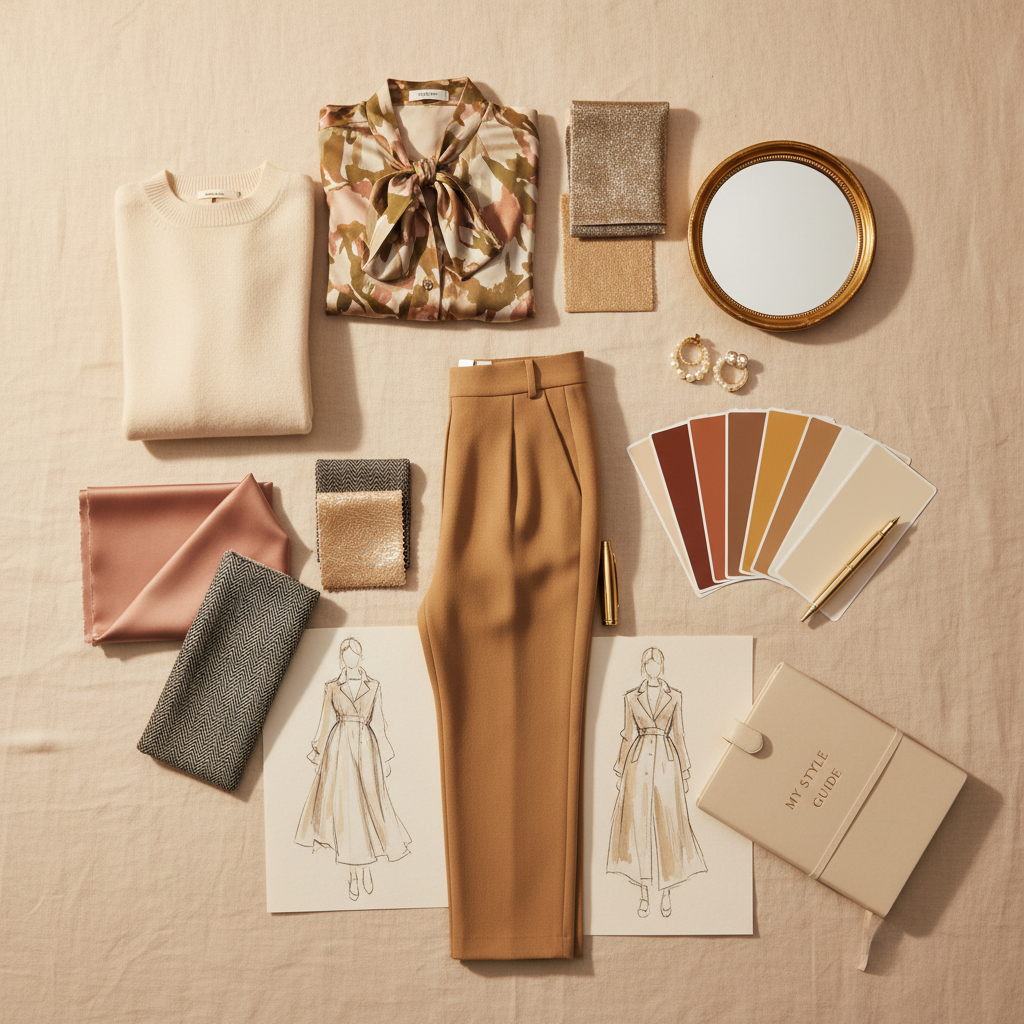 Personal Style Guide chic fashion flat lay editorial